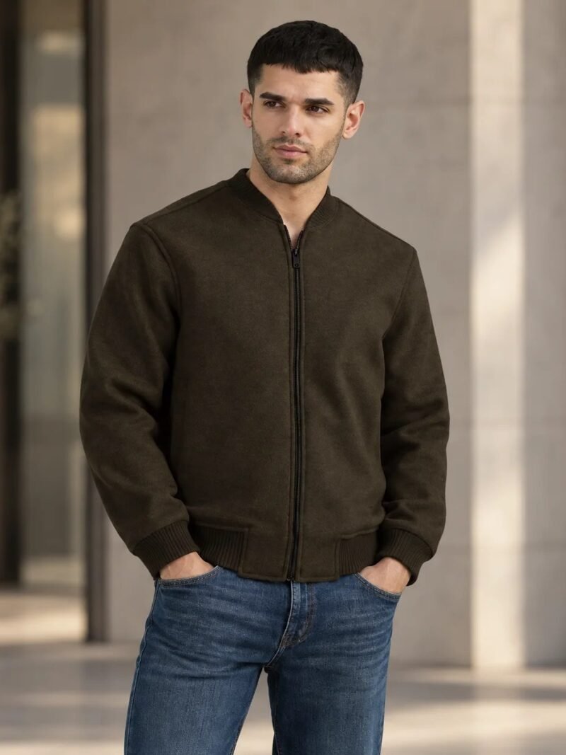 heritage leather jacket brown