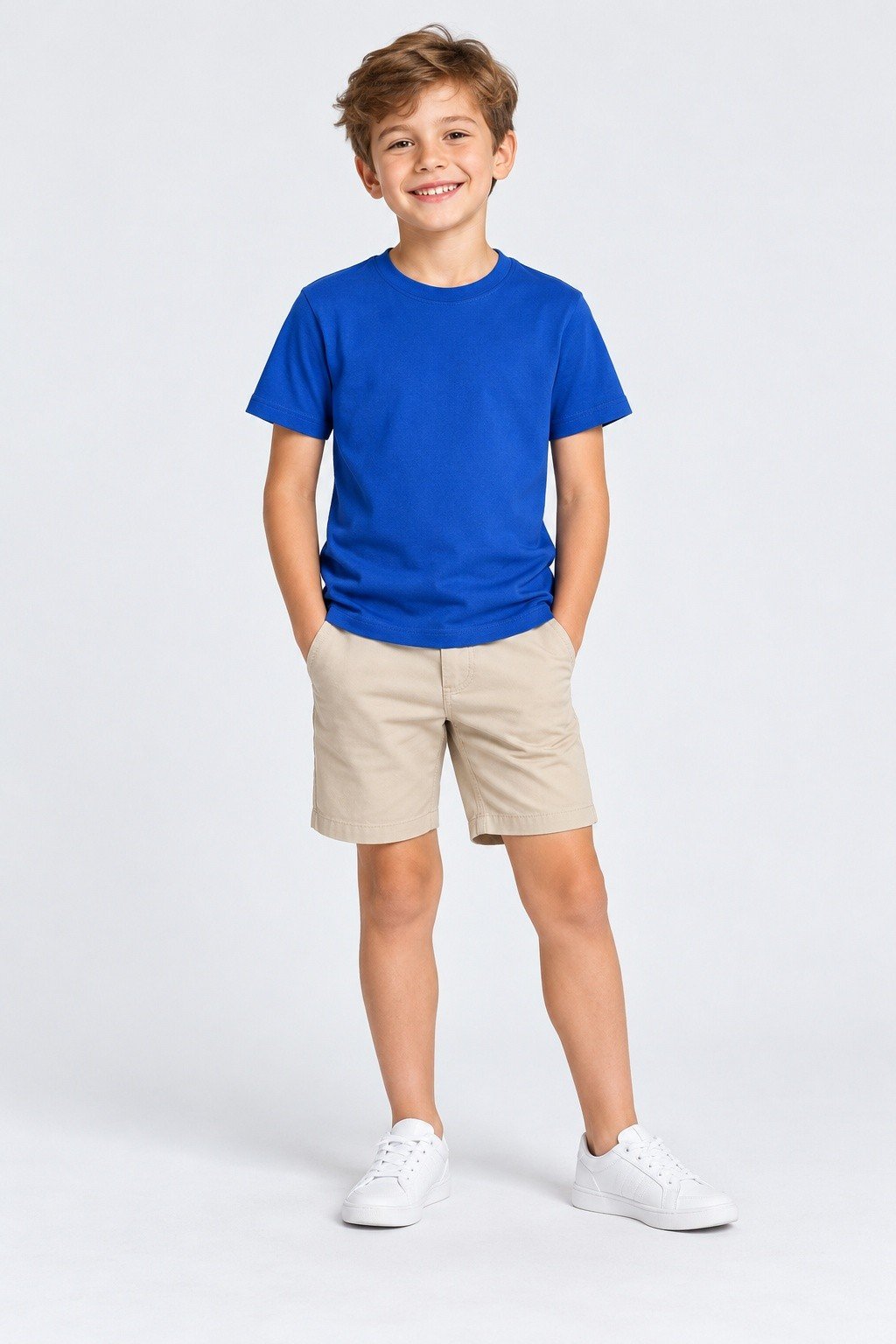 Kids Cotton Tee – Royal Blue