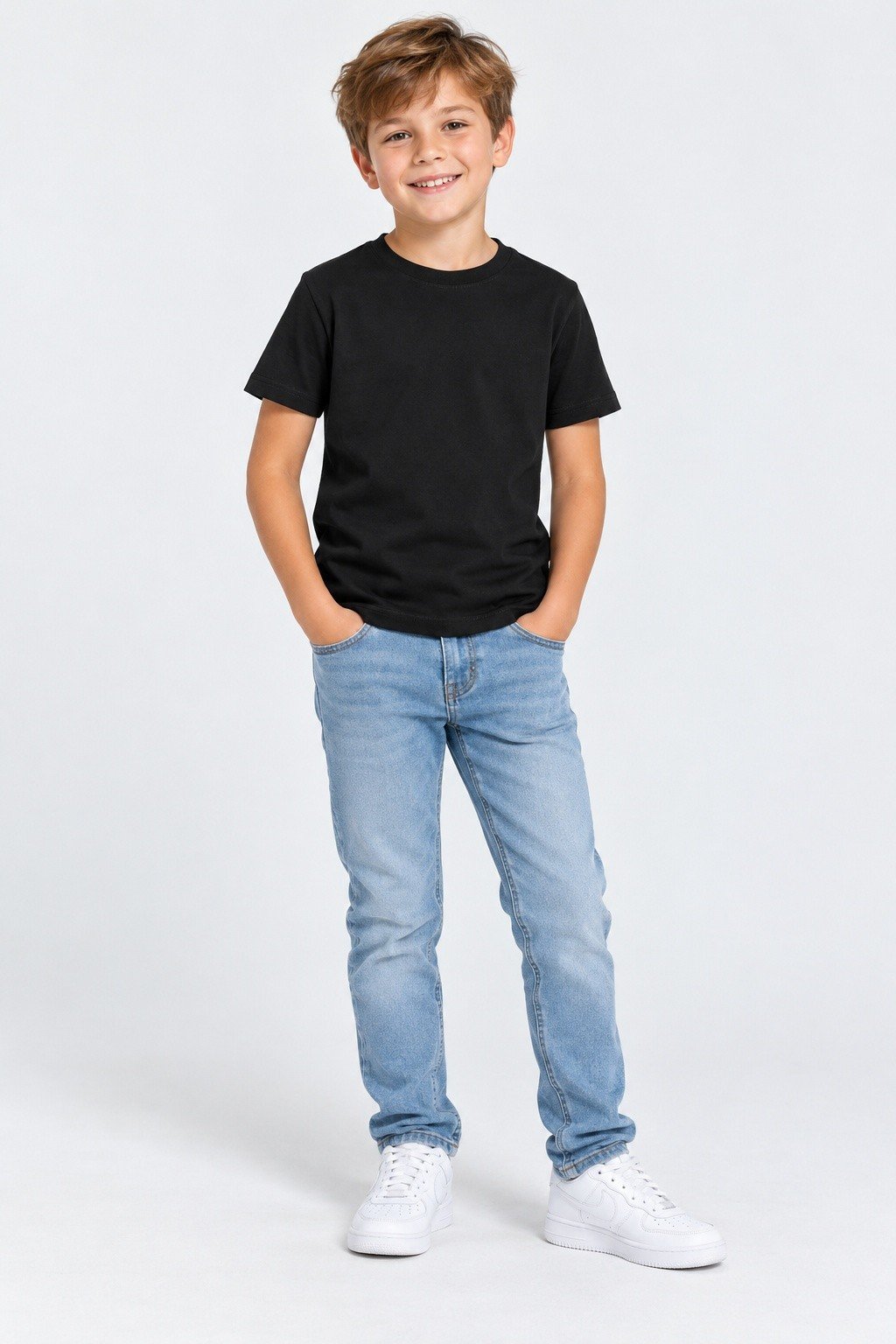 Kids Essential Tee – Black